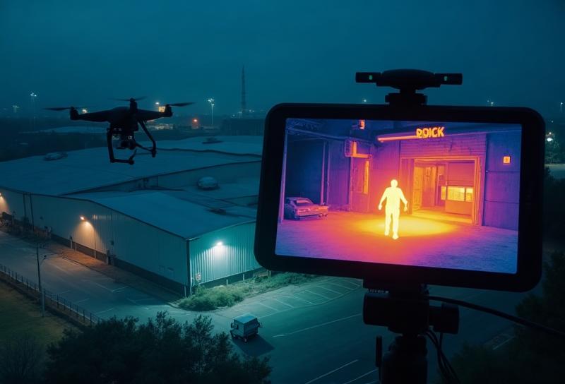 Security drone service - professional aerial photography